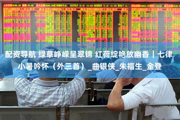 配资导航 绿草峥嵘呈翠锦 红荷绽艳放幽香｜七律 小暑吟怀（外三首）_曲银侠_朱福生_金登